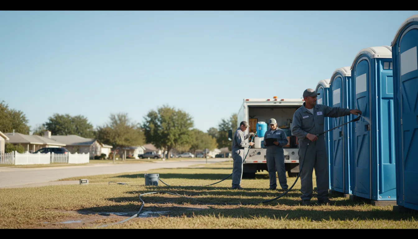Long-Term Portable Toilet Rental in Hazelton, KS near me